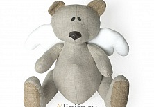 Doll "Bear with wings" | Online store of linen products «Linife»