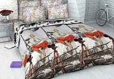 Bed linen from coarse calico "Vintage" | Online store of linen products «Linife»