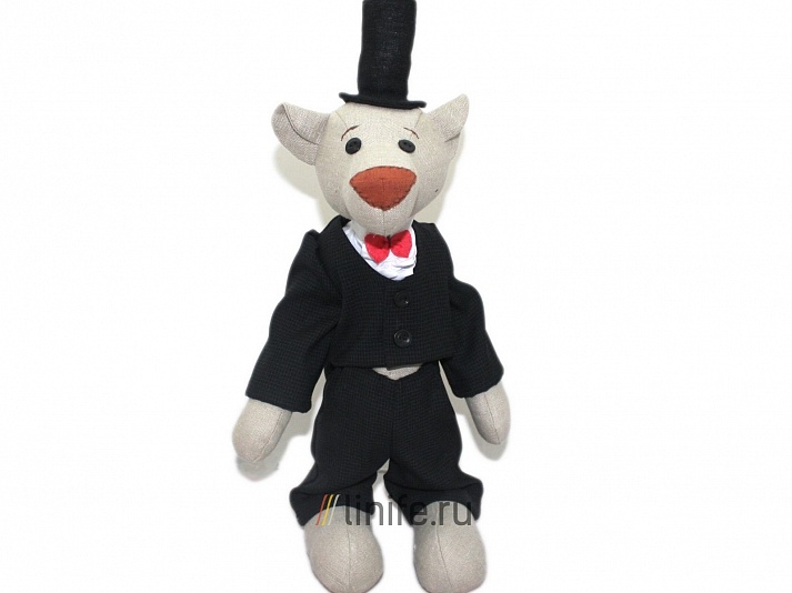 Doll "Mr. Bear" | Online store of linen products «Linife»
