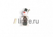 Ball "Snowman" | Online store of linen products «Linife»
