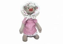 Doll "Teddy bear-gardener lady"