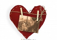 Photo frame "Heart" | Online store of linen products «Linife»
