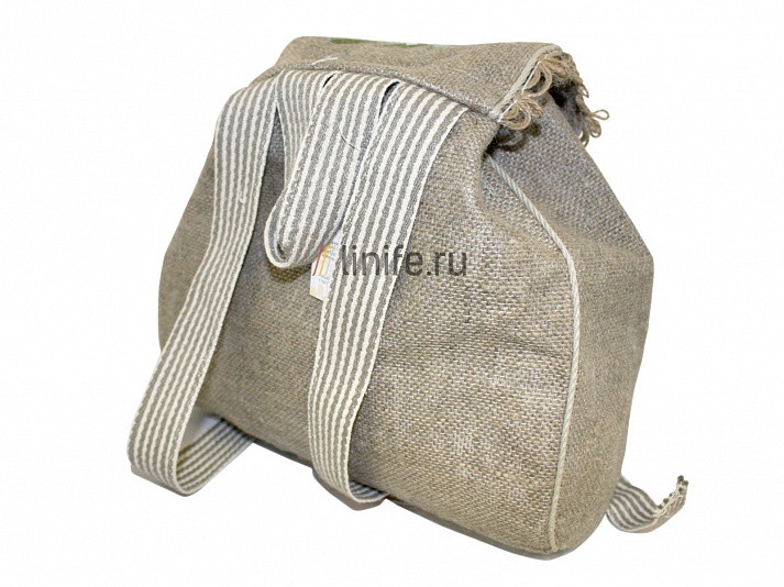 Linen backpack "Daisies" | Online store of linen products «Linife»