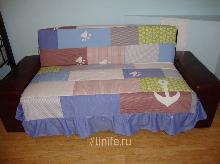 Bedspread "Anchor" | Online store of linen products «Linife»