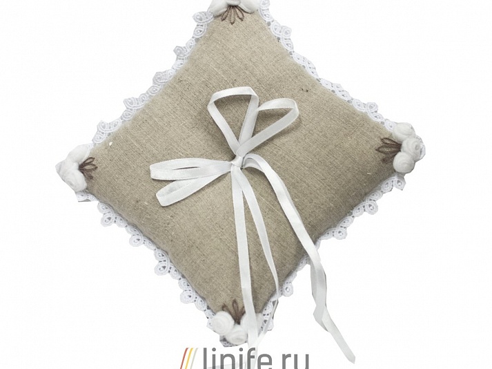 Wedding souvenir "Pillow for rings" | Online store of linen products «Linife»
