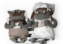 Wedding souvenir "Wedding cats" | Online store of linen products «Linife»