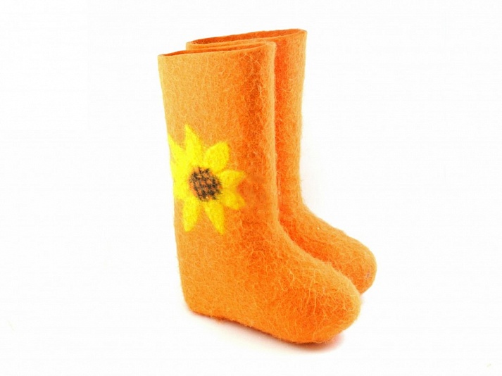 Valenki "Sunflower" | Online store of linen products «Linife»