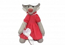 Mouse Bear doll | Online store of linen products «Linife»
