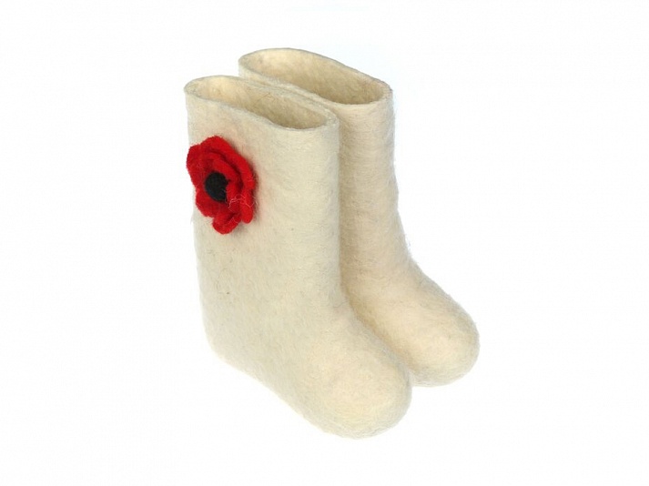 Children's boots "Poppy" | Online store of linen products «Linife»