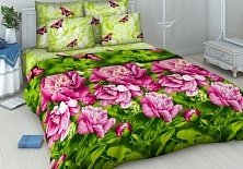 Coarse calico bed linen "Admiration" | Online store of linen products «Linife»